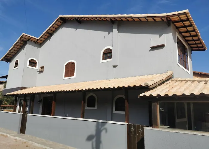Casa Azul Na Praia Do Verao Vermelho